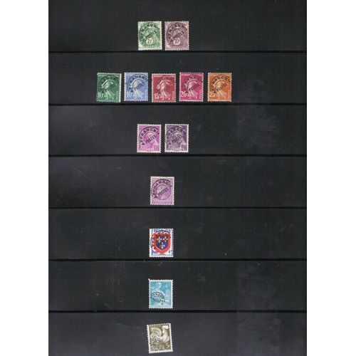 Joli Lot De 26 Timbres, Preoblitéré