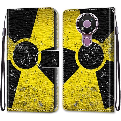 Coque Pour Nokia 3.4, Etui En Cuir Pu Portefeuille Housse Coque Avec 360 Degres Silicone Antichoc Protection Cover Cuir Pochette Magnetique Und Flip Bequille(Moulin A Vent)