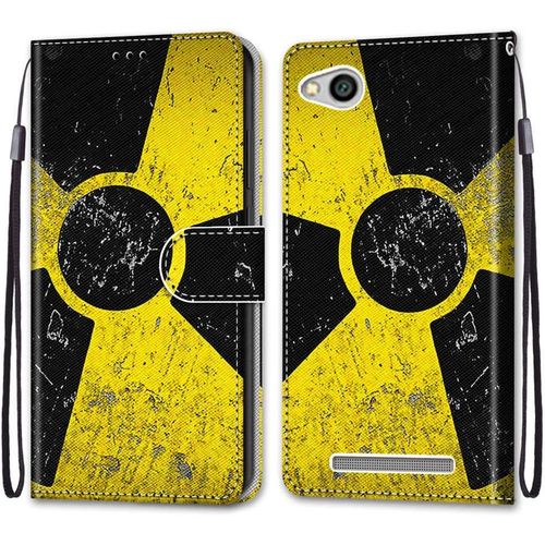 Coque Pour Xiaomi Redmi 5a, Etui En Cuir Pu Portefeuille Housse Coque Avec 360 Degres Silicone Antichoc Protection Cover Cuir Pochette Magnetique Und Flip Bequille(Moulin A Vent)