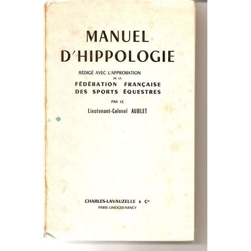 Manuel D'hippologie