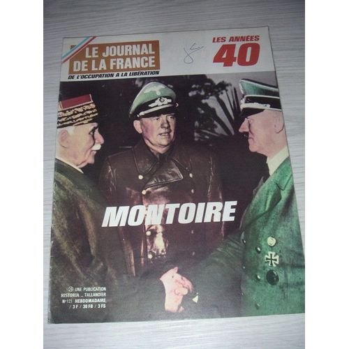 Le Journal De La France N 121 Montoire