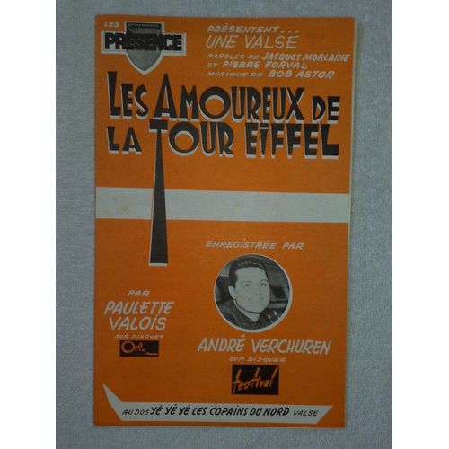 P. Valois, A. Verchuren : "Les Amoureux De La Tour Eiffel" (Valse)  //  R. Trabucco : "Yé Yé Yé Les Copains Du Nord (Valse)