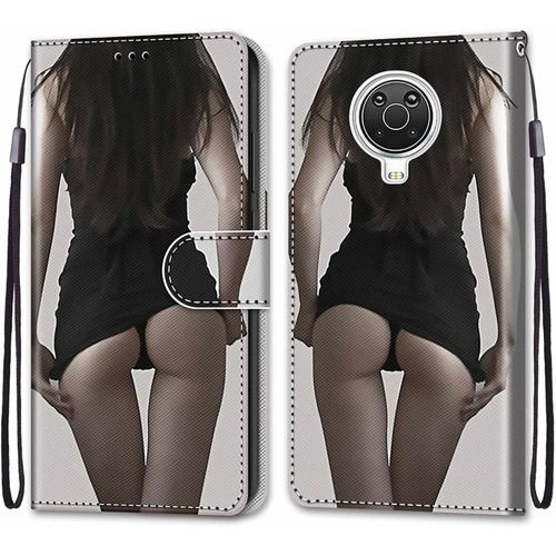 Coque Pour Nokia 6.3/ Nokia G20/ G10, Etui En Cuir Pu Portefeuille Housse Coque Avec 360 Degres Silicone Antichoc Protection Cover Cuir Pochette Magnetique Und Flip Bequille (Fille Sexy)