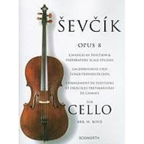 Sevcik For Cello - Opus 8