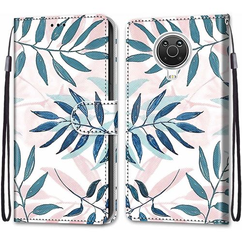 Coque Pour Nokia 6.3/ Nokia G20/ G10, Etui En Cuir Pu Portefeuille Housse Coque Avec 360 Degres Silicone Antichoc Protection Cover Cuir Pochette Magnetique Und Flip Bequille (Conifere)