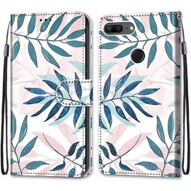 Coque Pour Huawei Honor 9 Lite, Etui En Cuir Pu Portefeuille Housse Coque Avec 360 Degres Silicone Antichoc Protection Cover Cuir Pochette Magnetique Und Flip Bequille (Conifere)