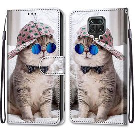 Coque Pour Xiaomi Redmi Note 9s / Note 9 Pro, Etui En Cuir Pu Portefeuille Housse Coque Avec 360 Degres Silicone Antichoc Protection Cover Cuir Magnetique Und Flip Bequille (Chats 4)