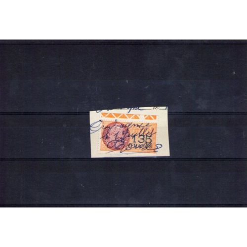 Timbre Fiscal De 135 Francs