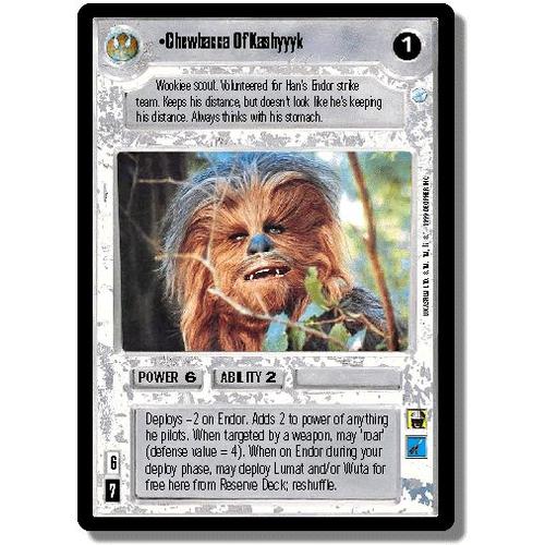 Chewbacca Of Kashyyyk - Star Wars Decipher - Endor