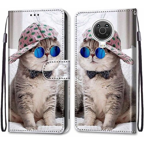 Coque Pour Nokia 6.3/ Nokia G20/ G10, Etui En Cuir Pu Portefeuille Housse Coque Avec 360 Degres Silicone Antichoc Protection Cover Cuir Pochette Magnetique Und Flip Bequille (Chats 4)