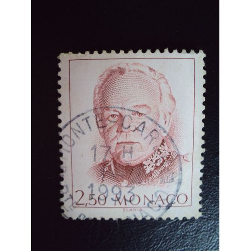 Monaco...2.50..S.A.S.Rainier..Oblitéré Monte-Carlo. 1993