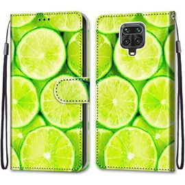 Coque Pour Xiaomi Redmi Note 9s / Note 9 Pro, Etui En Cuir Pu Portefeuille Housse Coque Avec 360 Degres Silicone Antichoc Protection Cover Cuir Magnetique Und Flip Bequille (Citron)