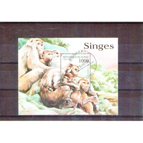 1998 - Numéro Bf 138 D - Faune Singe