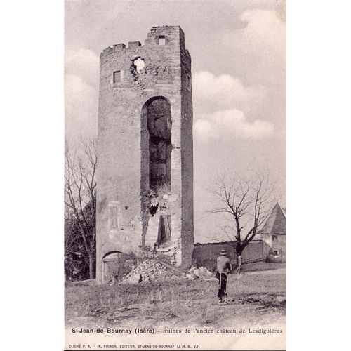 St-Jean-De-Bournay - Ruines De L'ancien Château De Lesdiguières - 1er Choix - Ref 020 611