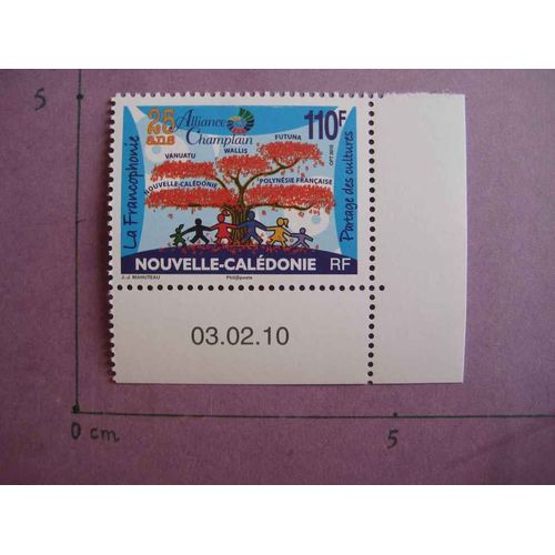 N. Caledonie 2010 Coin Date Francophonie Mnh Neuf
