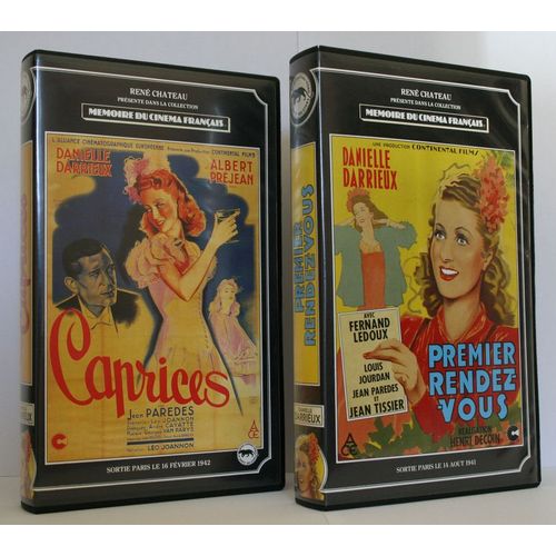 Coffret 2 K 7 Danielle Darrieux