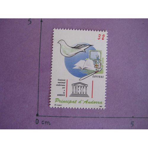 Andorre 1997 Neuf Mnh Unesco Paix
