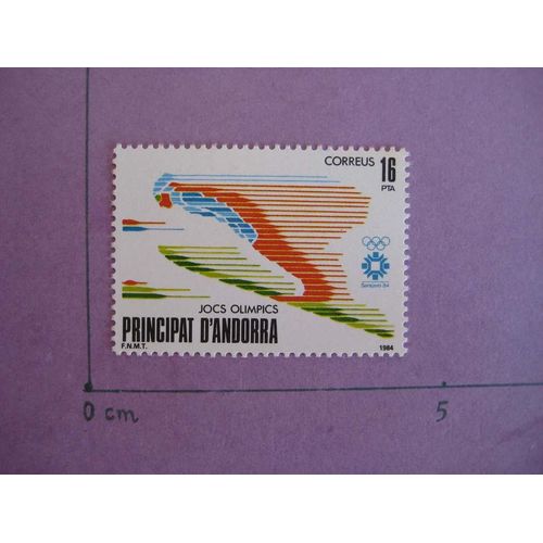 Andorre 1984 Neuf Mnh Sports Jeux Olympiques Sarajevo