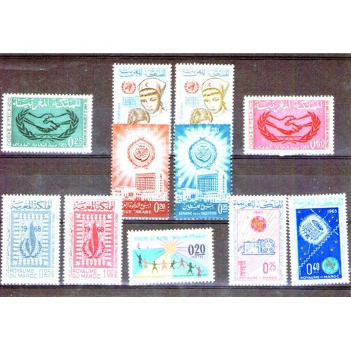1965/1968 - Numéro 434,503,532,533,474,484,487,555,556 - Commemoratifs