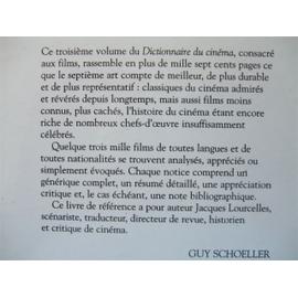 Dictionnaire Du Cinéma - Les Films - Art et culture | Rakuten