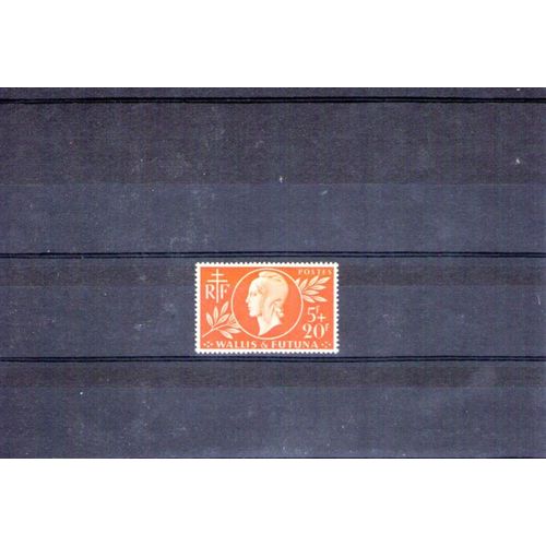 1944 - Numéro Wallis Et Futuna, Entraide Française, Legeres Trace De Charnieres
