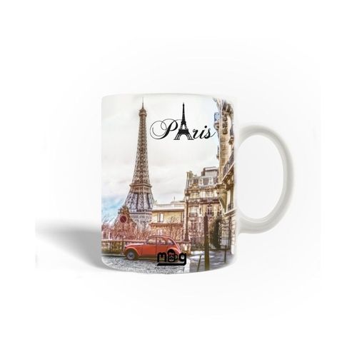 Mug En Céramique Bonjour Paris France Tour Eiffel Paysage