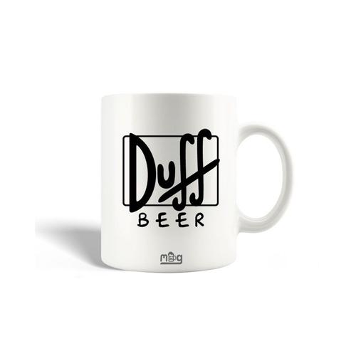 Mug En Céramique Simpsons Duff Beer Logo Noir