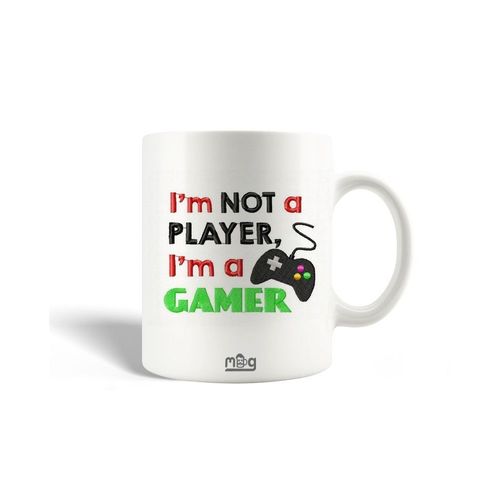 Mug En Céramique Citation I'm Not A Player I'm A Gamer Machine Embroidery Design