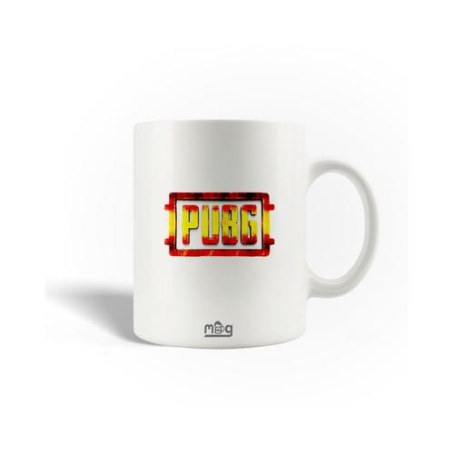 Mug En Céramique Pubg Logo Jaune Rouge