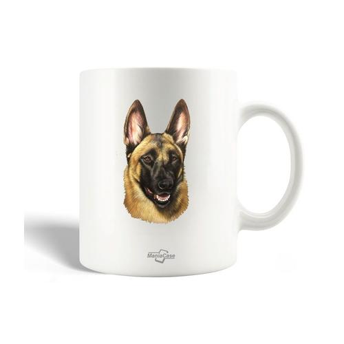 Mug En Céramique Visage De Berger Belge Malinois De Chien