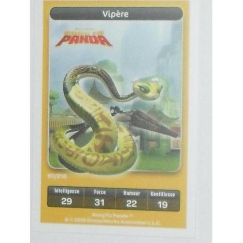 Carte Disney Carrefour 97/216 Vipère (Kung Fu Panda)