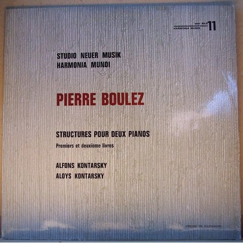Structures Pour Deux Pianos. Premier Livre Et Deuxieme Livre.