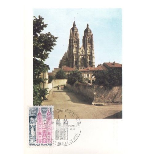 Basilique De Saint Nicolas Du Port - Saint Nicolas Du Port, Le 12 Octobre 1974 - Fdc 1er Jour - Ref. 010 124
