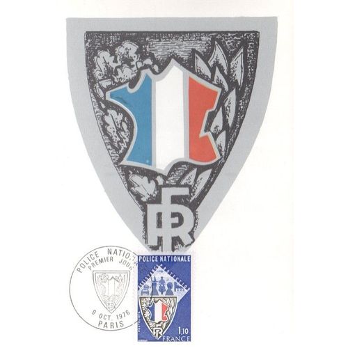 Police Nationale - Paris, Le 9 Octobre 1976 - Ref. 010 127