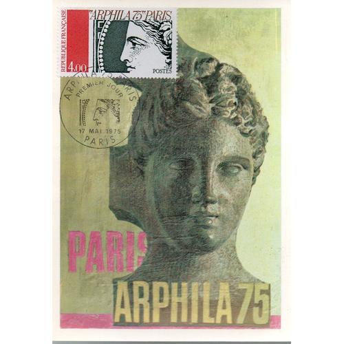Arphilia "Ceres" - Paris, Le 17 Mai 1975 - Fdc 1er Jour - Ref. 010 161