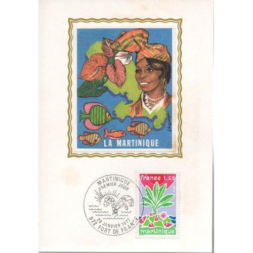 Martinique - Fort De France, Le 29 Janvier 1977 - Fdc 1er Jour - Ref. 010 175