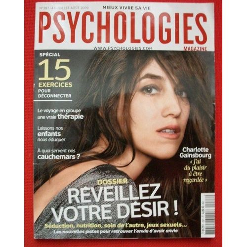 Psychologie Magazine  N° 287 : Charlotte Gainsbourg