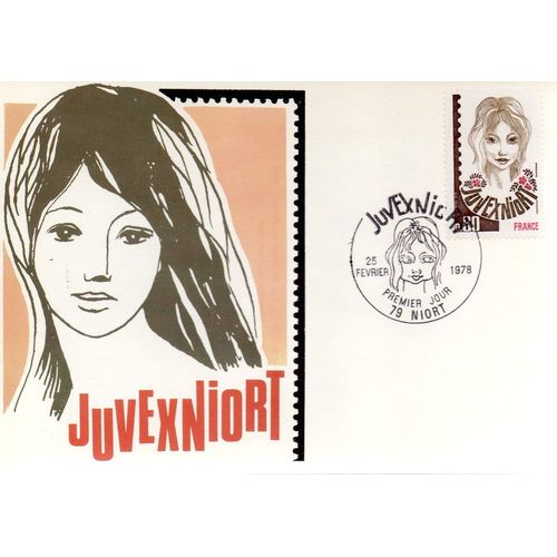 Juveniort - Niort, Le 25 Février 1978 - Fdc 1er Jour - Ref. 010 225