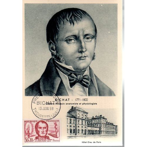 Bichat - Thoirette, Le 13 Juin 1959 - Fdc 1er Jour - Ref. 010 219