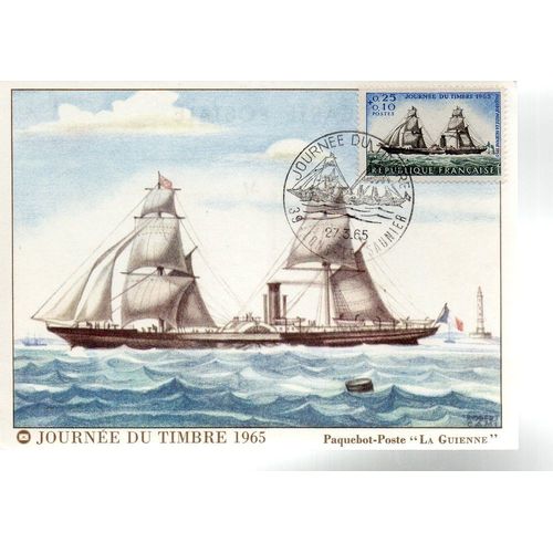 Journée Du Timbre - Lons-Le-Saunier, Le 27 Mars 1965 - Fdc 1er Jour - Ref. 010 206