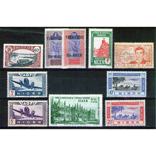 1921/1942 - Numéro 1,10,39,64,80,Pa6,13 À 16 - France Colonies, Niger