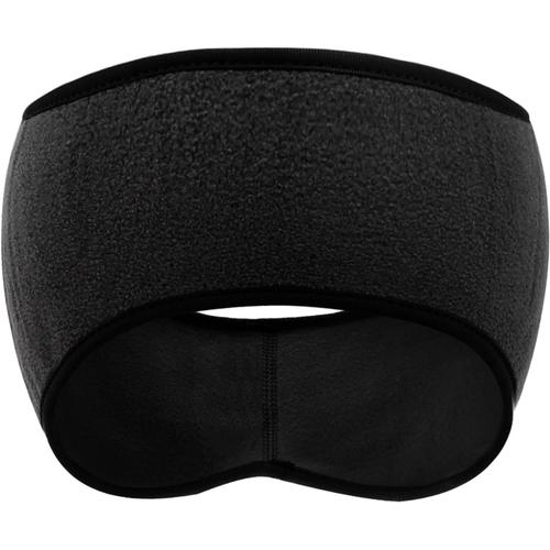 1 Pc Headband Sport Bandeau Hiver Cache Oreille Anti Transpiration Pour Running Homme Femme Noir