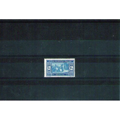 1927/1933 - Numéro 108 - Colonies Françaises, Sénégal, Marché Indigene, Traces De Charnieres