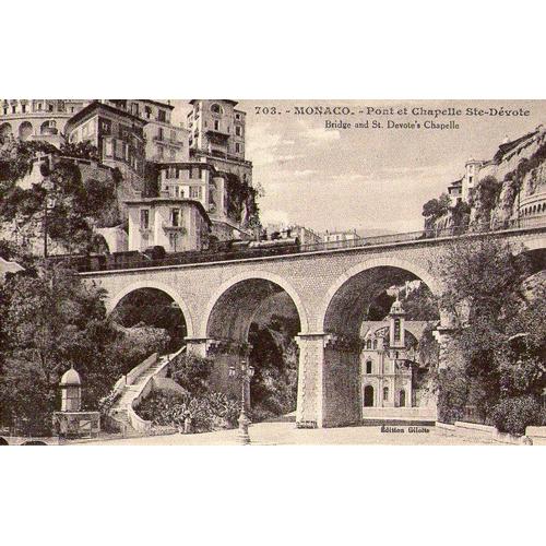 030053 Monaco, Pont Et Chapelle Ste-Dévote