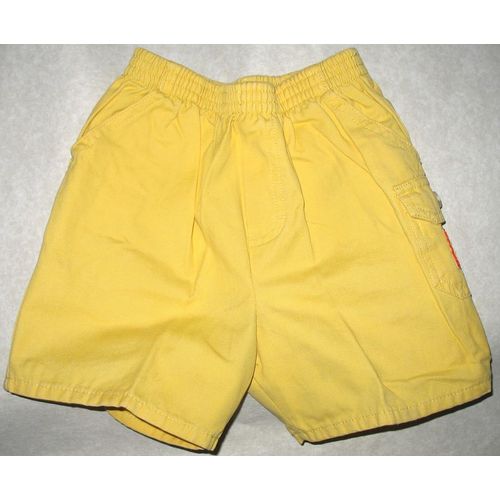 Short Jaune Logo Monkey Coton