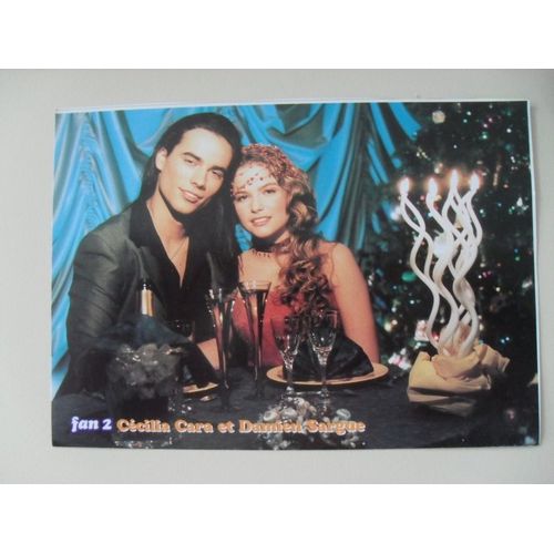 Carte Postale Fan2 - Cecilia Cara Et Damien Sargue