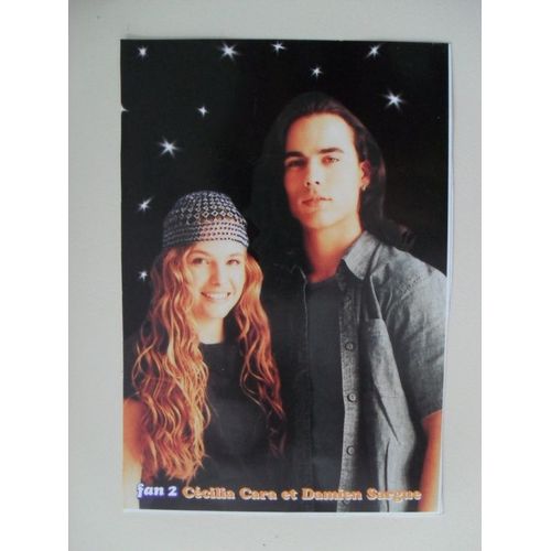 Carte Postale Fan2 - Cecilia Cara Et Damien Sargue