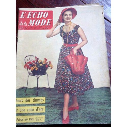L'écho De La Mode Du 28 Avril 1957  N° 17