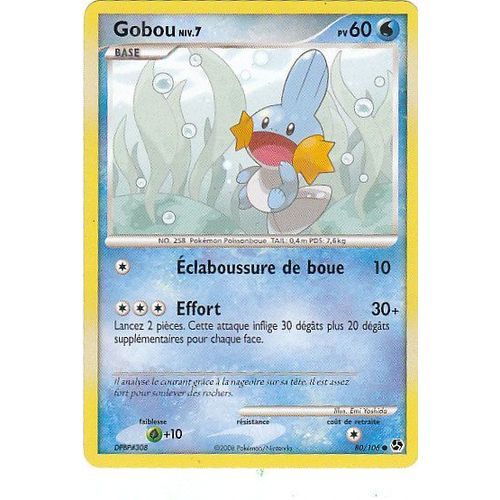 Pokemon - Gobou   Niv.7 Pv 60 - Duels Au Sommet - 80/106 Fr