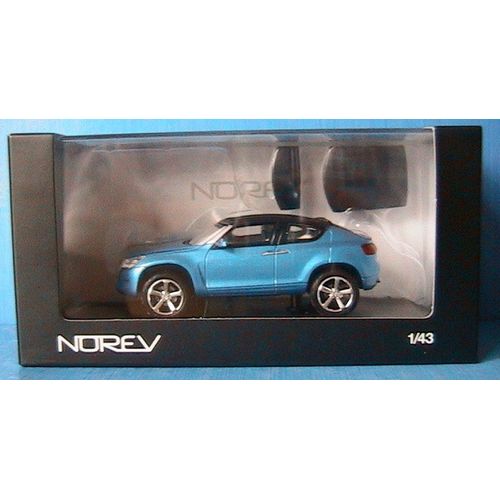 Vw Concept A Car Blue Metal Geneve 2006 Norev 840108 1/43-Norev